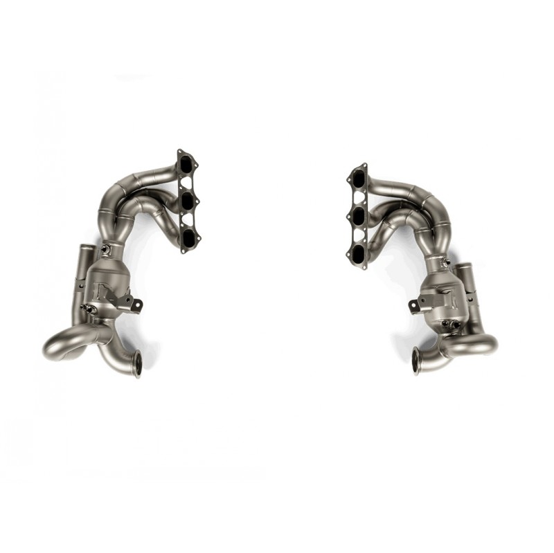 AKRAPOVIC E-PO/T/9 Evolution Exhaust Manifold Set (Titanium) for PORSCHE 911 GT3RS (992) / GT3 (992.2)
