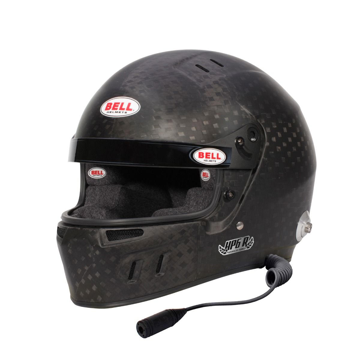 ᐉ BELL 1140138 Rally Racing helmet full-face HP6 HANS FIA 8860-2018, size  61 (7 5/8) carbon