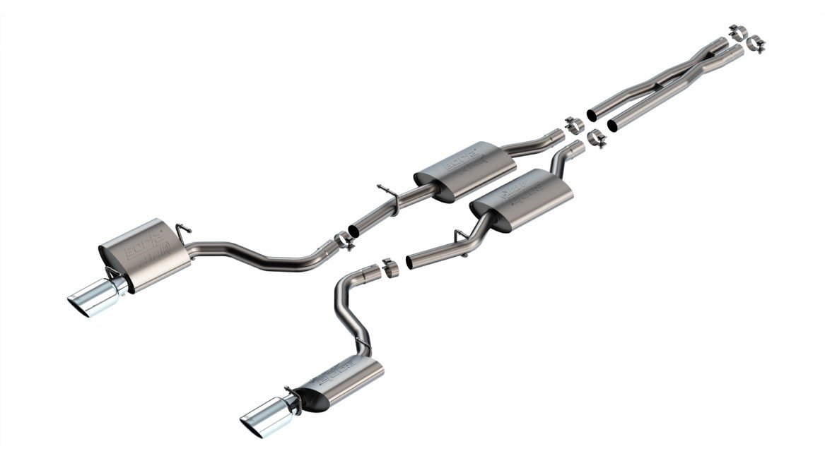 ᐉ BORLA 140918 Cat-Back Exhaust System ATAK® For Dodge Charger R/T 2019 ...