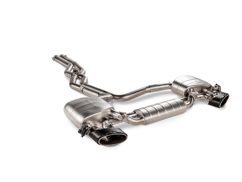 AKRAPOVIC S-AU/T/1H Вихлопна система Evolution Line (титан) для AUDI RS6 Avant / RS7 Sportback Performance (C8) - OPF/GPF 2023+