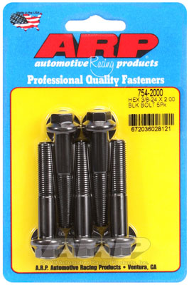 ARP 754-2000 3/8-24 x 2.000 hex 7/16 Болти Wrenching чорно-оксидні (Фото-1)