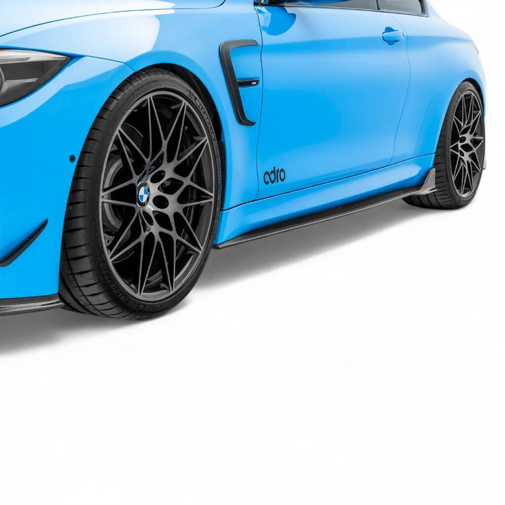 ADRO A14A10-1401 Carbon Fiber Side Skirts for BMW M4 (F82 / F83)