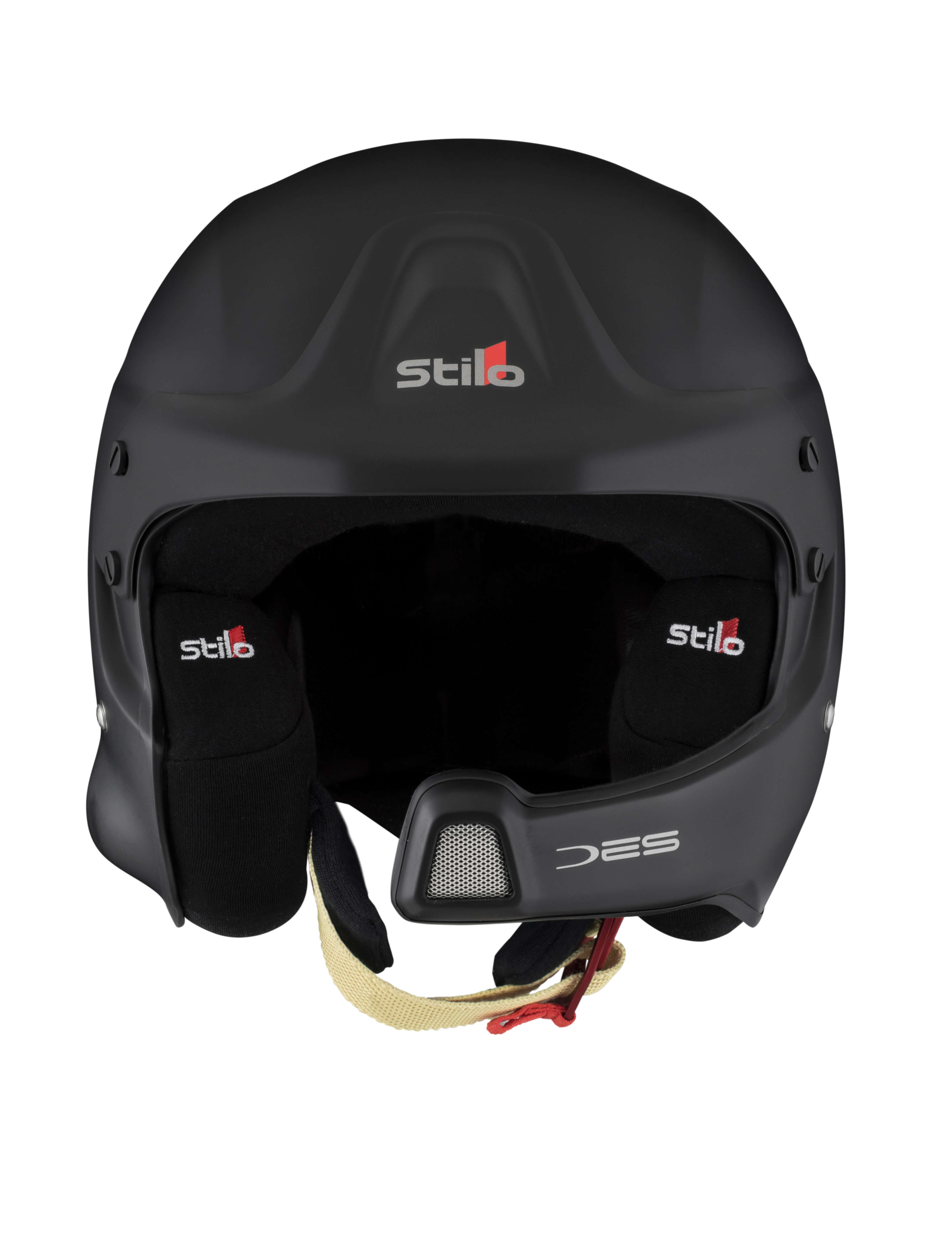 STILO AA0210CG2M540401 WRC DES COMPOSITE TURISMO Open-face helmet, HANS, FIA, black, size 54 (Photo-3)