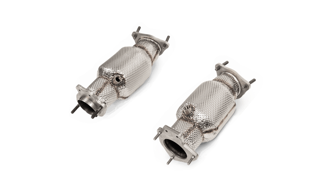 AKRAPOVIC L-CO/SS/1 Link Pipes (Stainless Steel) for CHEVROLET Corvette Stingray (C8) 2020-2024