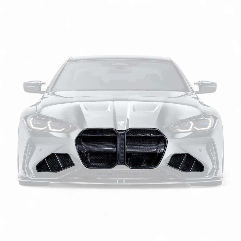 ADRO A14A11-2201/A14A11-2301 Pre-Preg Carbon Fiber Front Bumper Grille & Duct Kit for BMW M3 (G80) / M4 (G82 / G83) 2020-
