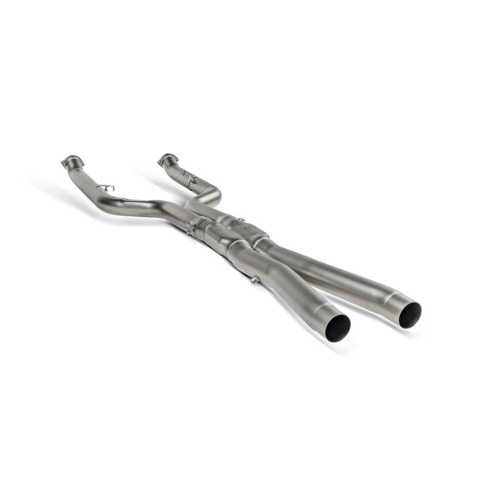 AKRAPOVIC E-BM/T/17 Evolution Link Pipe Set (Titanium) for BMW M5 (G90 / G99) OPF / GPF - Image 1
