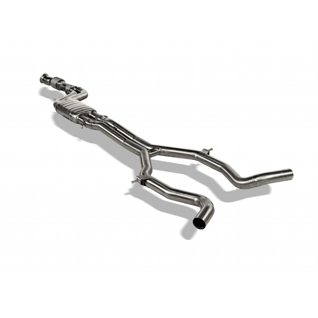AKRAPOVIC E-ME/SS/2 Evolution Link Pipe (Stainless Steel) for MERCEDES-AMG C43 4MATIC (W206/S206) 2023-