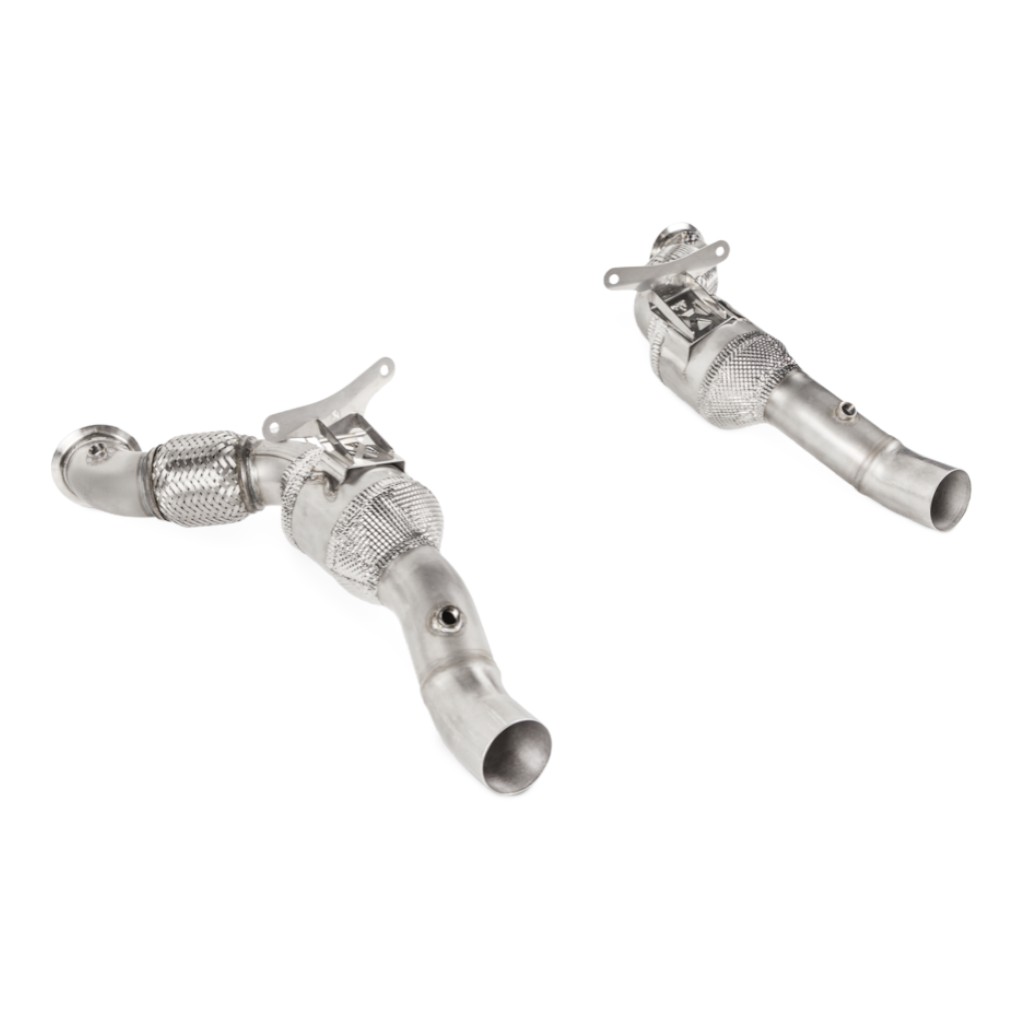 AKRAPOVIC L-FE/SS/2 Evolution Link Pipe Set (Stainless Steel) for FERRARI 488 GTB / 488 Spider 2016–2019