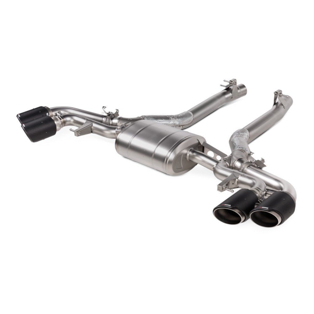 AKRAPOVIC S-BM/T/35H Slip-On Line Exhaust System (Titanium) for BMW X5M / X5M Competition (F95) / X6M / X6M Competition (F96) 2024+