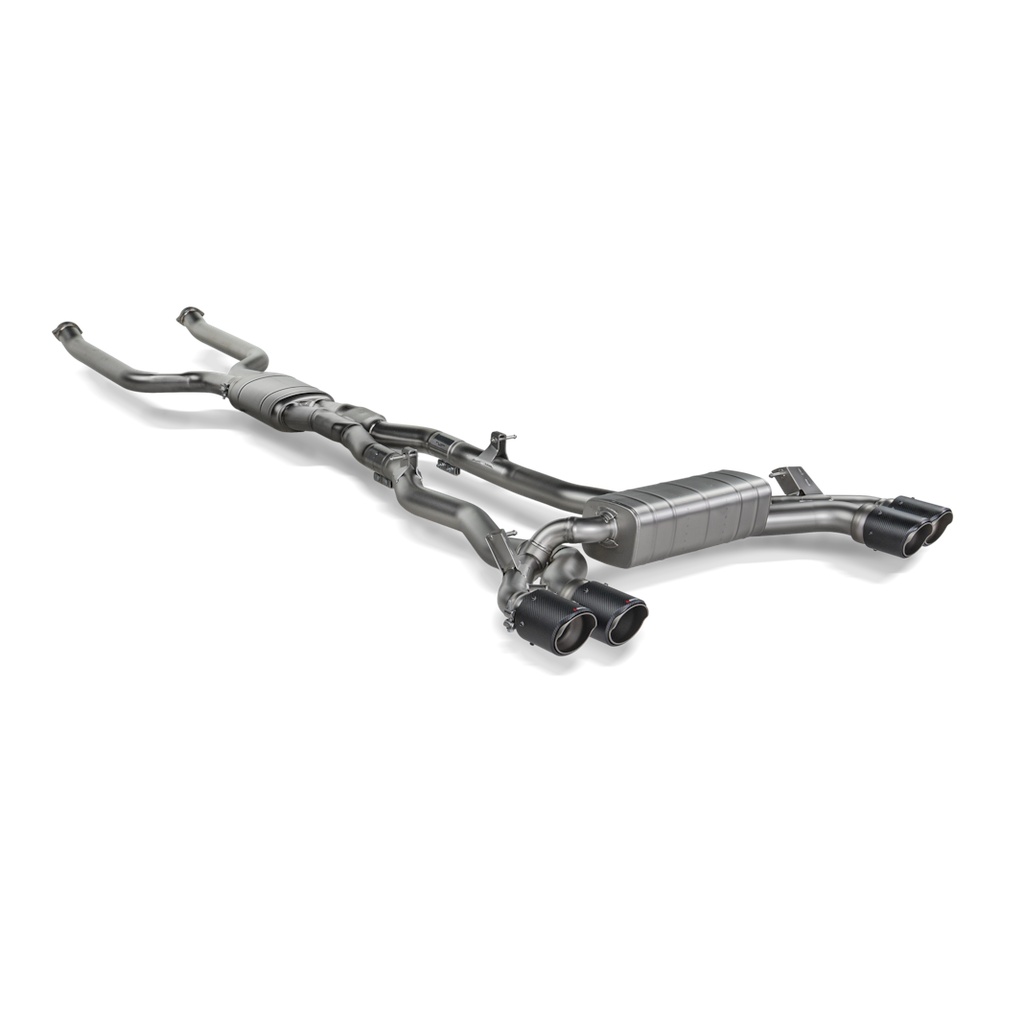 AKRAPOVIC S-BM/T/38 Вихлопна система Evolution Line (титан) для BMW M5 (G90 / G99) NON OPF / GPF
