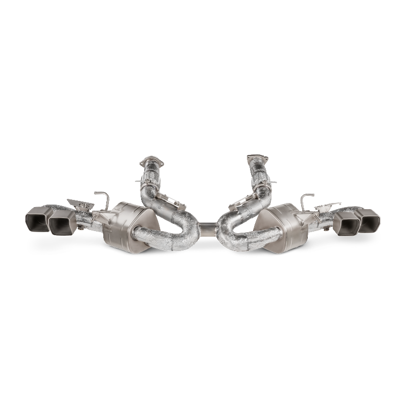 AKRAPOVIC S-CO/TI/4 Slip-On Line Exhaust System (Titanium) for CHEVROLET Corvette Stingray (C8) OPF/GPF 2020-2024