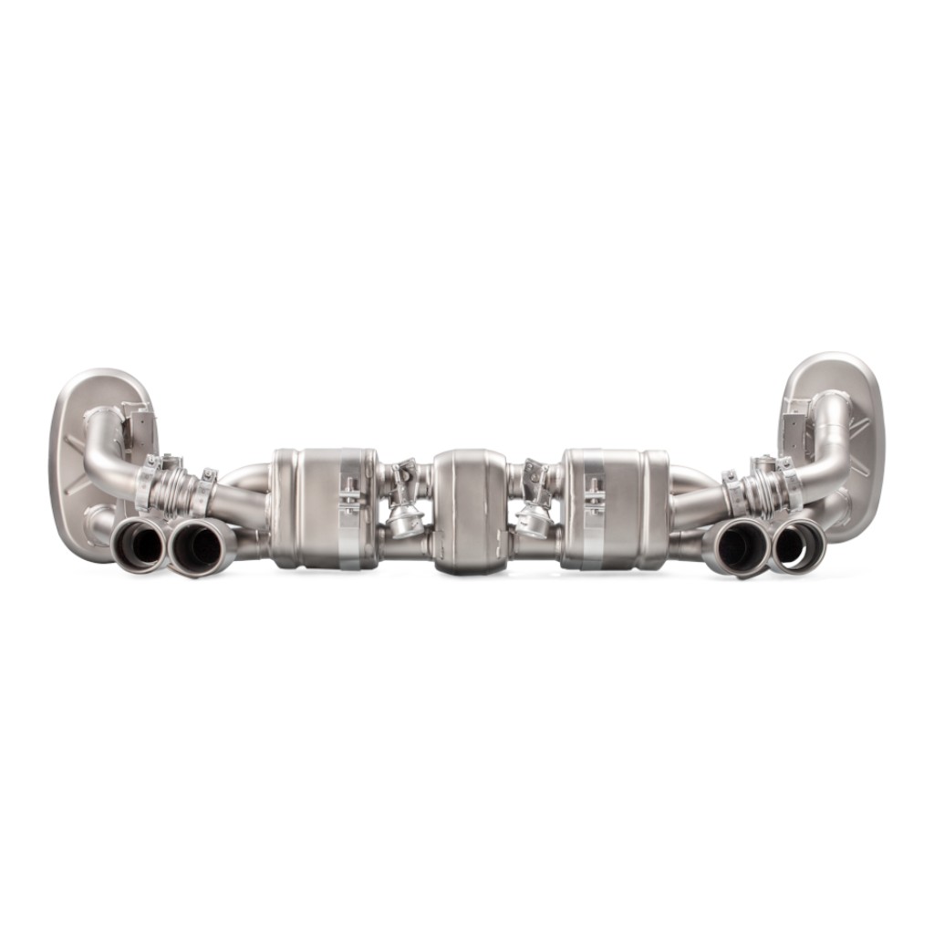 AKRAPOVIC S-PO991SO-HT/1 Slip-On Line (Titanium) Exhaust System for PORSCHE 911 Carrera / S / 4 / 4S / GTS (991) 2012-2015