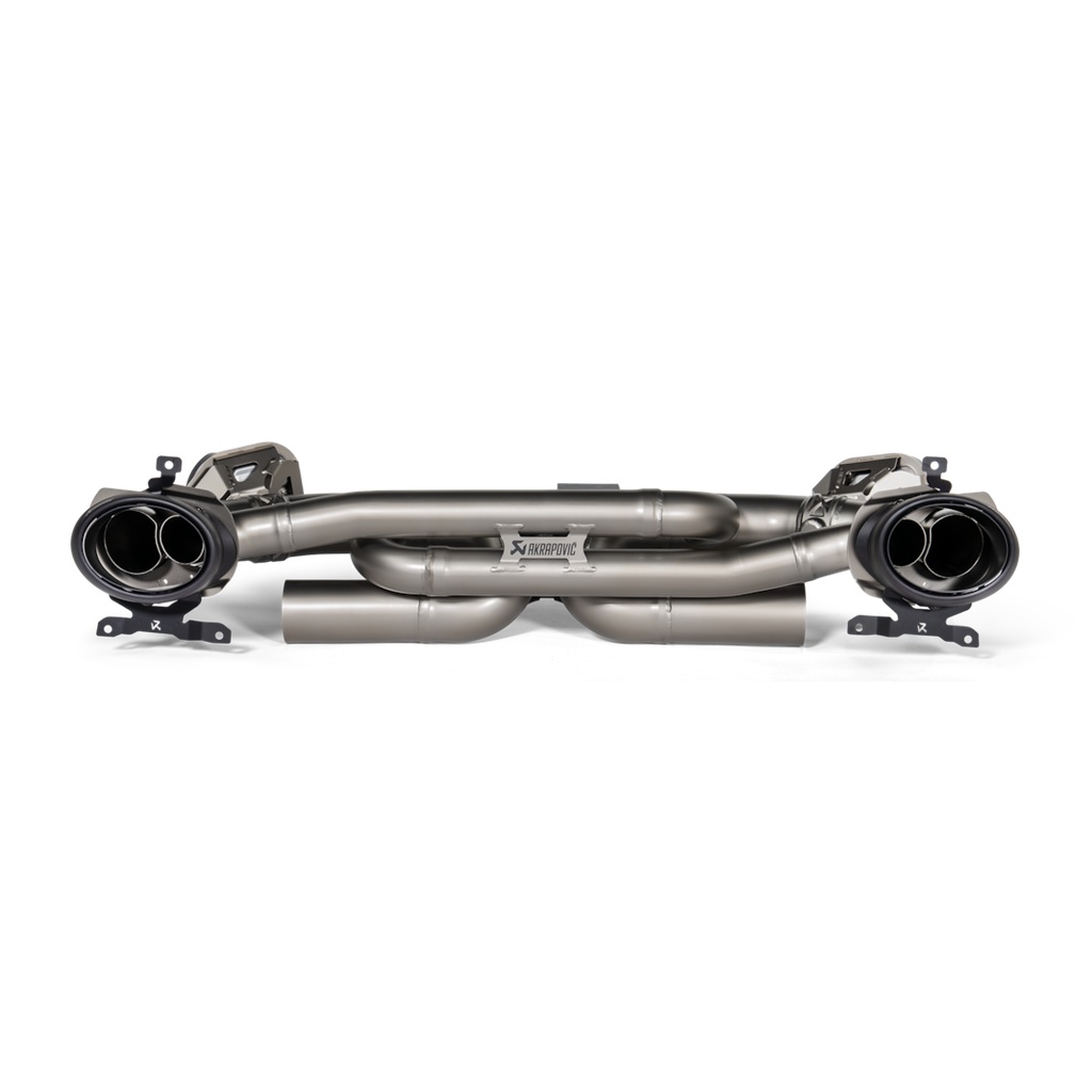 AKRAPOVIC S-PO/T/8 Вихлопна система вихлопна система Slip-On Race Line (Titanium) для PORSCHE 911 Carrera / Carrera S / Carrera 4 / Carrera 4S / Carrera GTS (992)