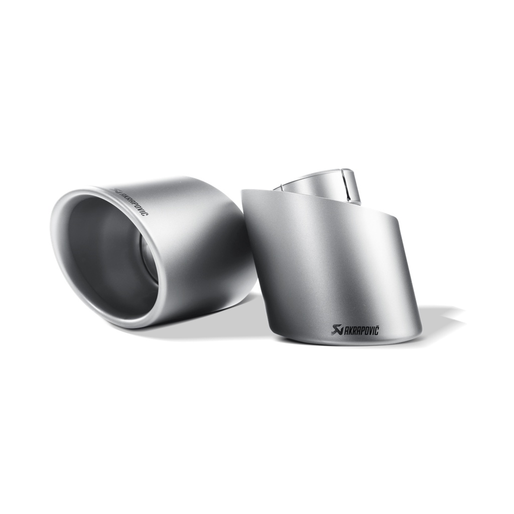 AKRAPOVIC TP-T/S/2 Комплект насадок вихлопу (титан) для ABARTH 500 / 500C / 595 / 595C