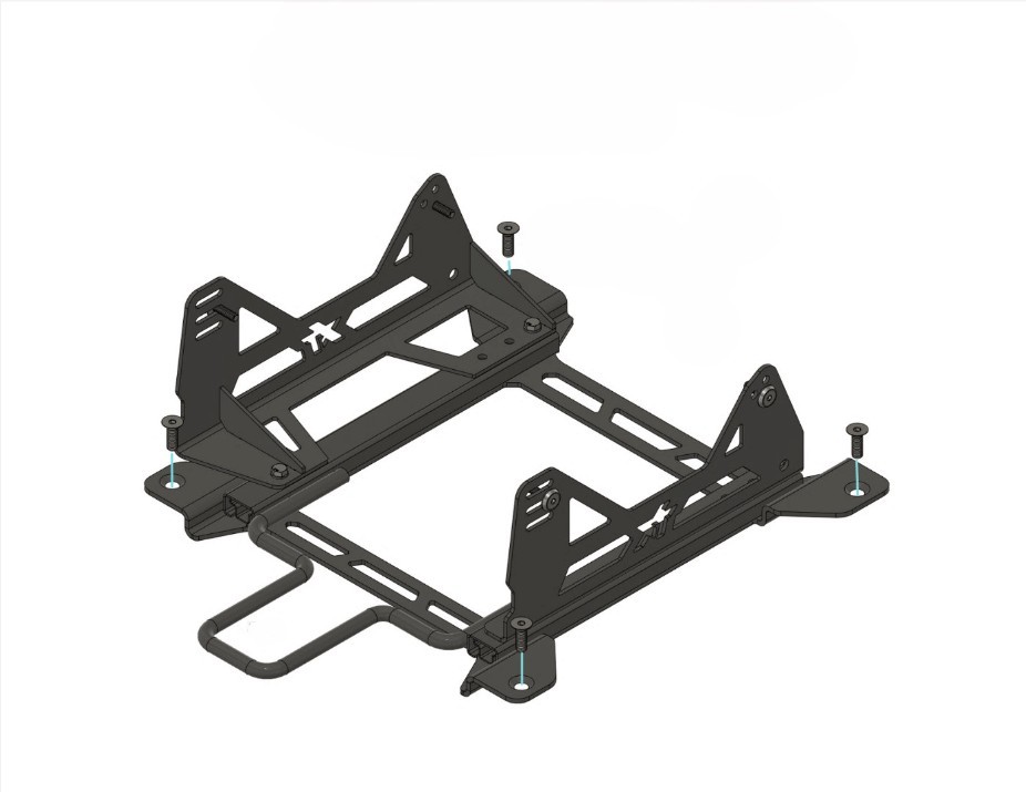 ATOMIC AT-002YL Seat Mount Kit left for Pole Position/SPG TOYOTA GR Yaris 2019+ (Фото-1)