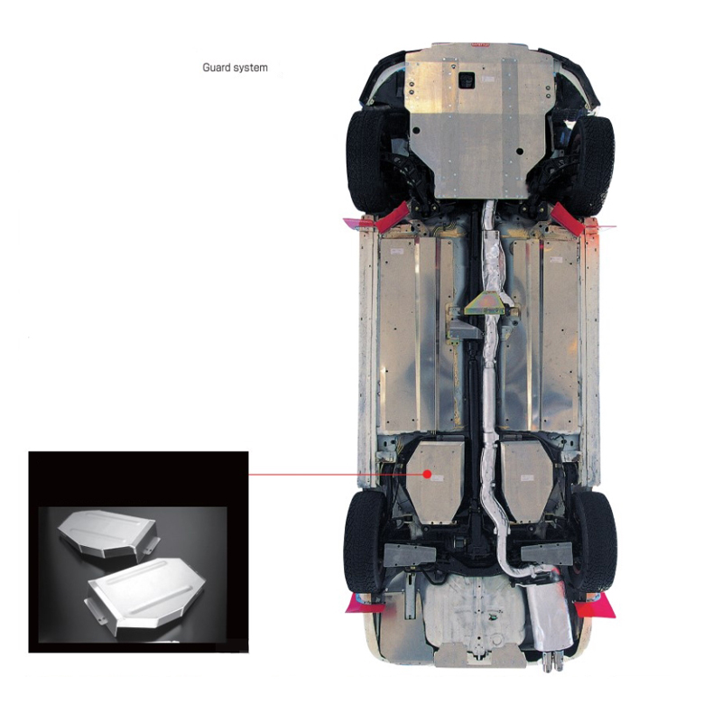CUSCO 654 215 A Under body guard system (fuel tank guard) for SUBARU Vivio (KK4) (Фото-1)