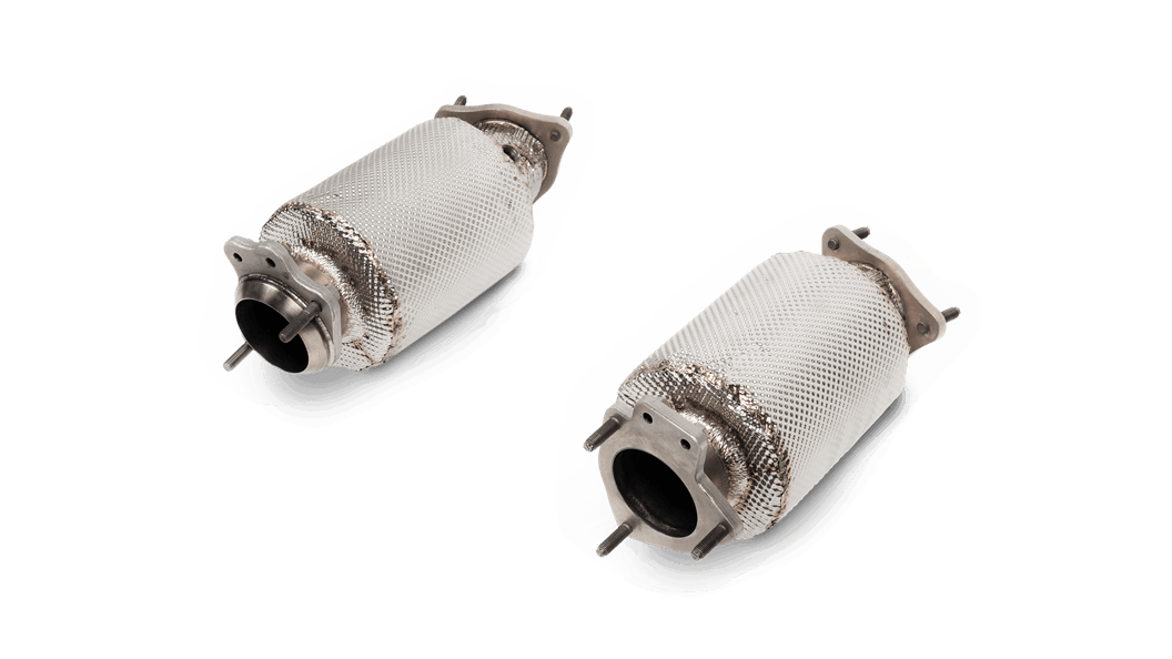 AKRAPOVIC L-CO/SS/2 Link Pipes (Stainless Steel) for CHEVROLET Corvette Stingray (C8) 2020-2024