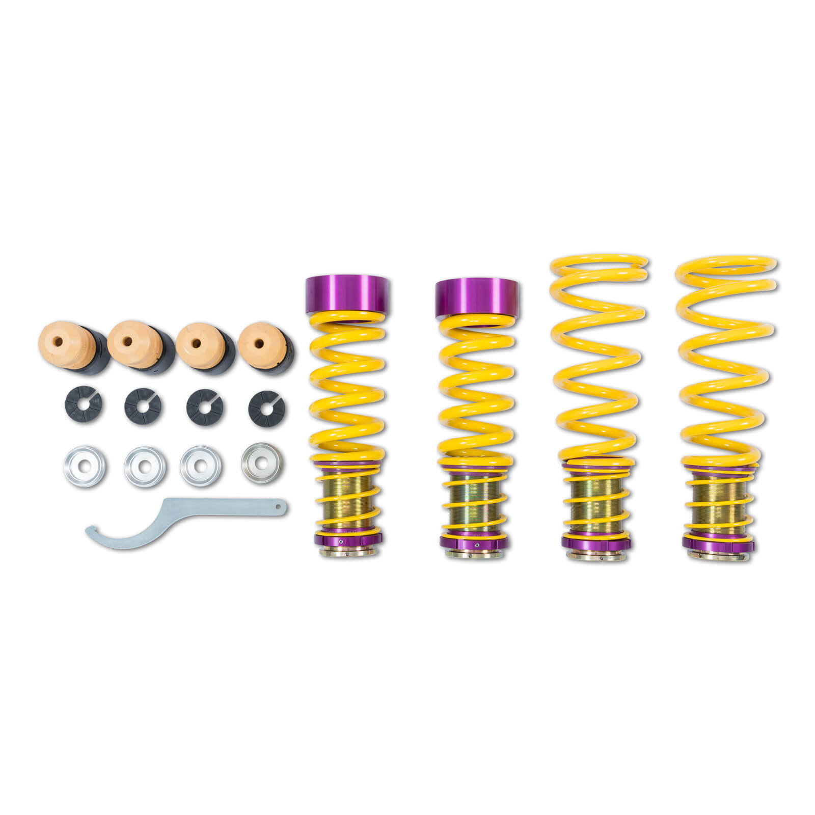 KW 25385006 Coilover Spring Kit NISSAN GT-R; (R35) 09/08- kW 357-419 FA 0-30 RA 0-30 (Фото-1)