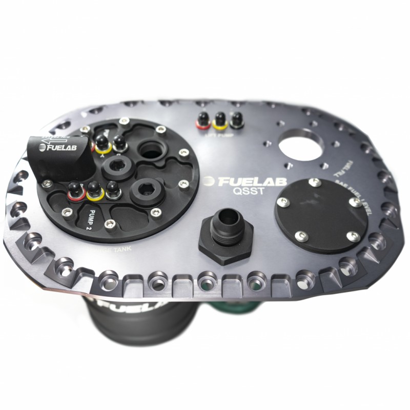 ᐉ FUELAB 627102 Fuel System QSST Titanium with Surge Tank Pump Single