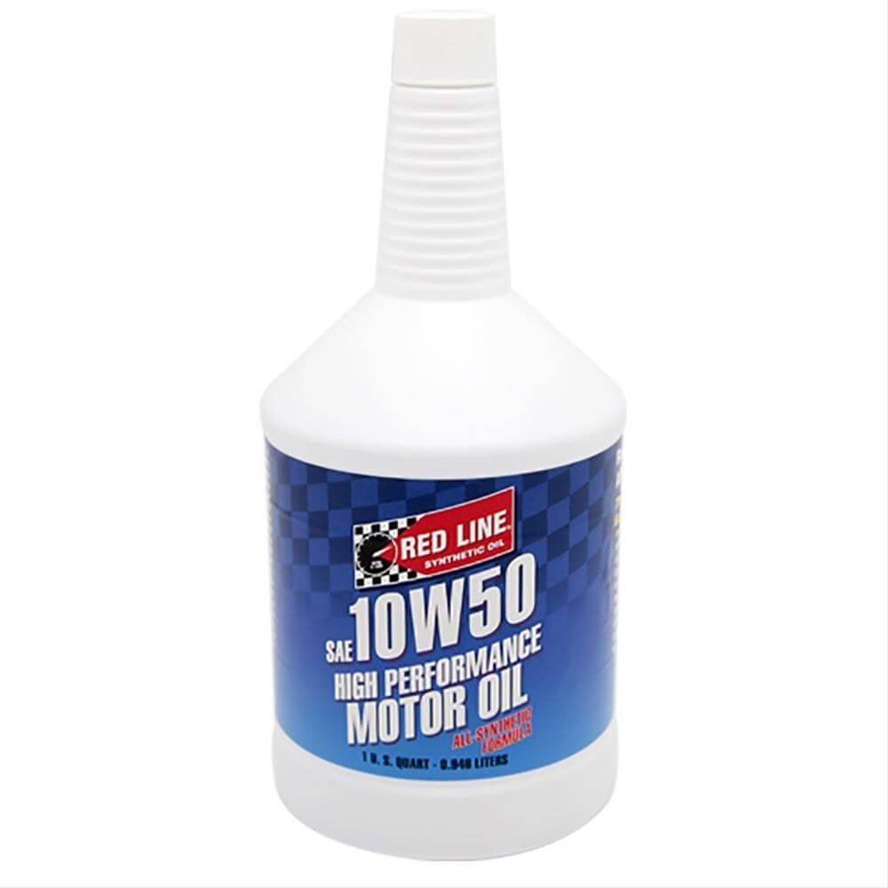 RED LINE OIL 11204 High Performance Motor Oil 10W50 0.95 L (1 qt) (Фото-1)