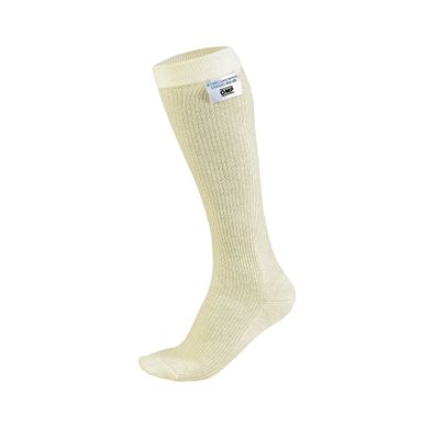 White Fire Retardant Socks Size Medium 