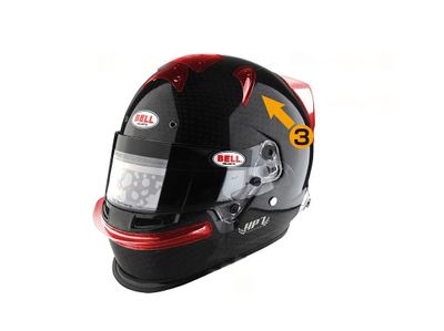 Visors, accessories for Karting helmets 