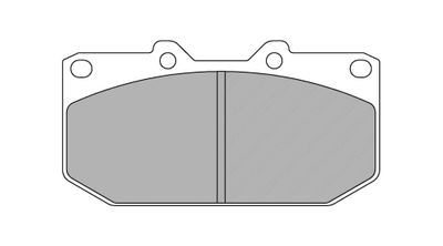 FERODO FDS986 DS2000 Колодки перед для SUBARU WRX / NISSAN S14 / Z32 / R32 / R33