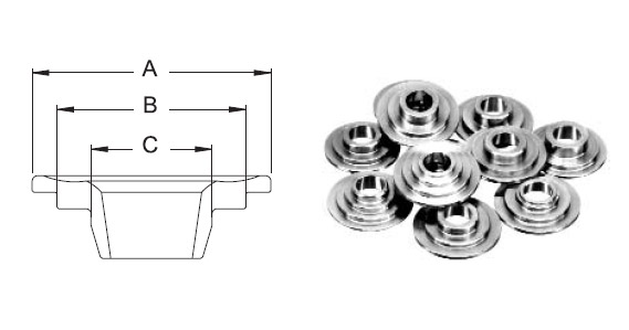 MANLEY 26150K Valve springs and retainer kit icld valve locks HONDA F20C/F22C (Фото-1)