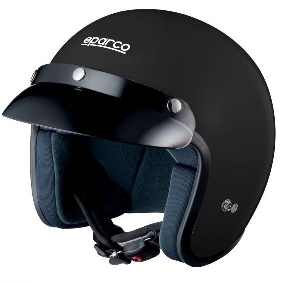 SPARCO 003317NR3L Helmet, ECE 22-05, CLUB J1, matt black, size L (59-60) (Фото-1)
