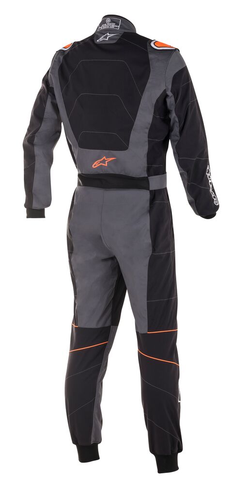 ALPINESTARS 3351520_1056_58 KMX-3 v2 Kart suit, CIK, black/grey/orange, size 58 (Фото-2)
