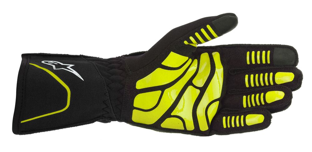 ALPINESTARS 3551820_1501_L TECH 1 KX v2 Kart gloves, black/yellow/grey, size L (Фото-2)