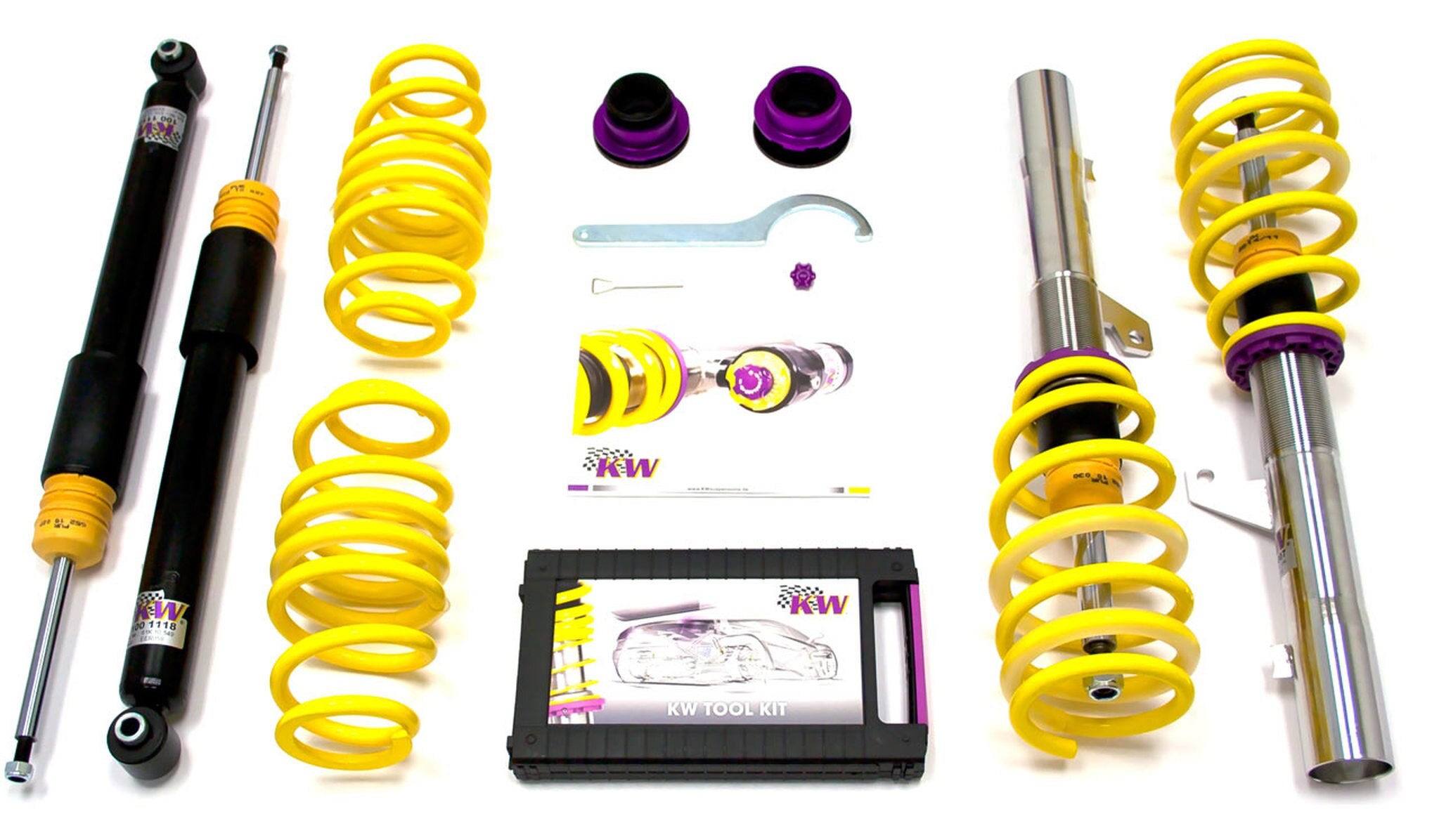 KW 15220032 Coilover Kit INOX V2 BMW 3er / 3-series (E90, E91); (390L, 3L, 3K) (Фото-1)