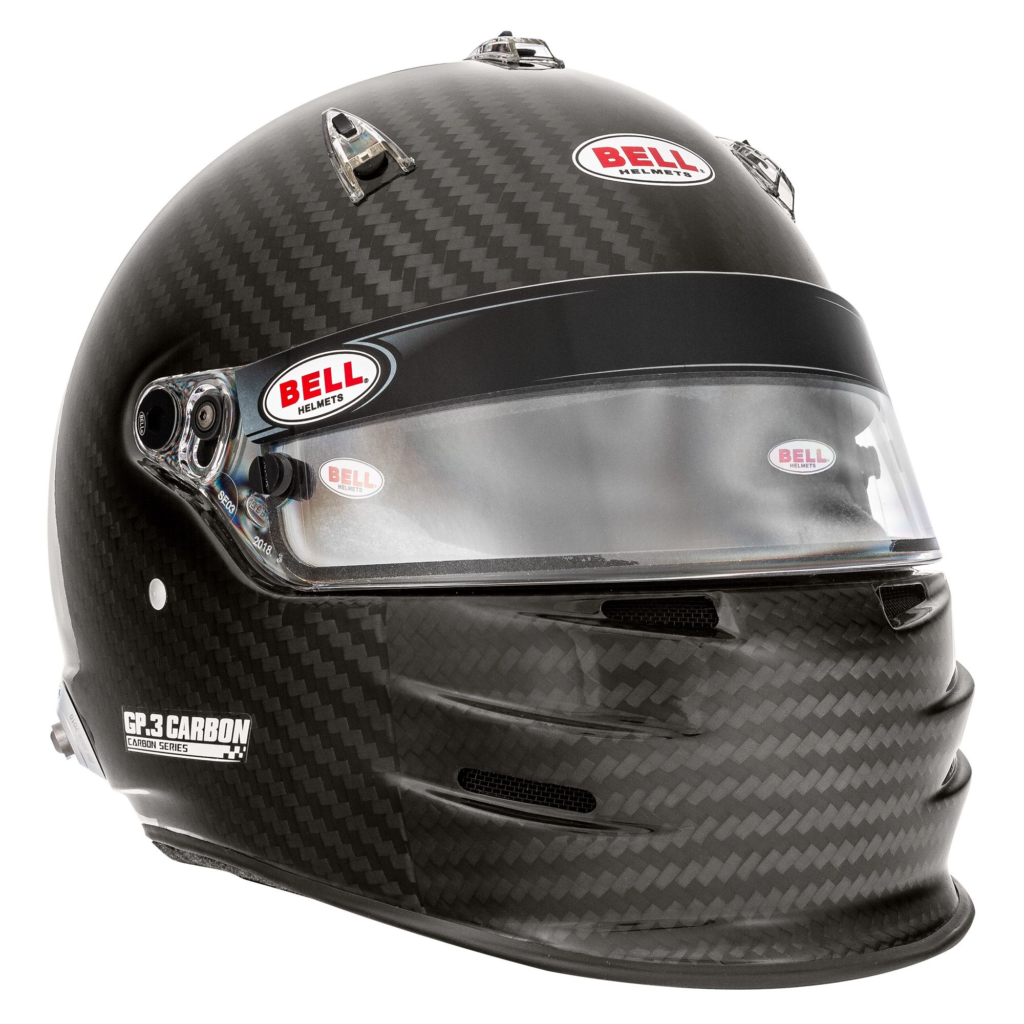 BELL 1206A07 Racing helmet full face GP3 CARBON, HANS, FIA, size 61 (7 5/8) (Photo-3)