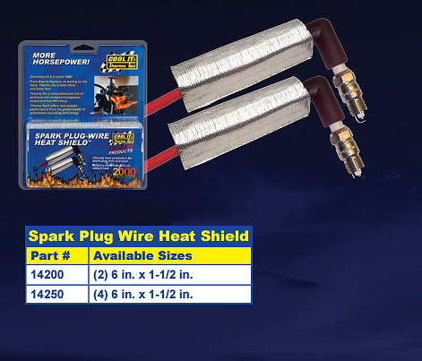 THERMO-TEC 14250 Dual Layer Plug Wire Heat Shield -4pcs. (Photo-1)