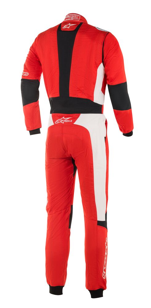 ALPINESTARS 3354020_32_54 GP TECH v3 Racing suit, FIA 8856-2018, red/white, size 54 (Фото-2)