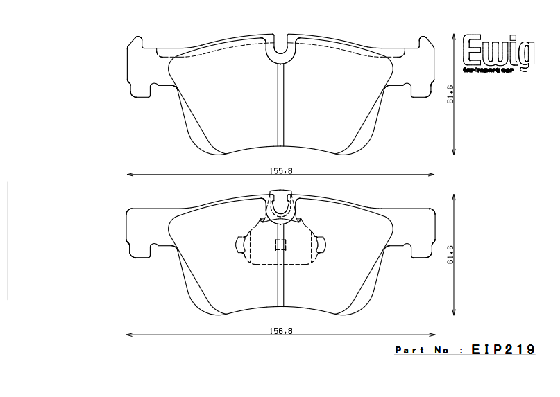 ENDLESS EIP219ME20 Front brake pads BMW F30/F31 (Photo-1)