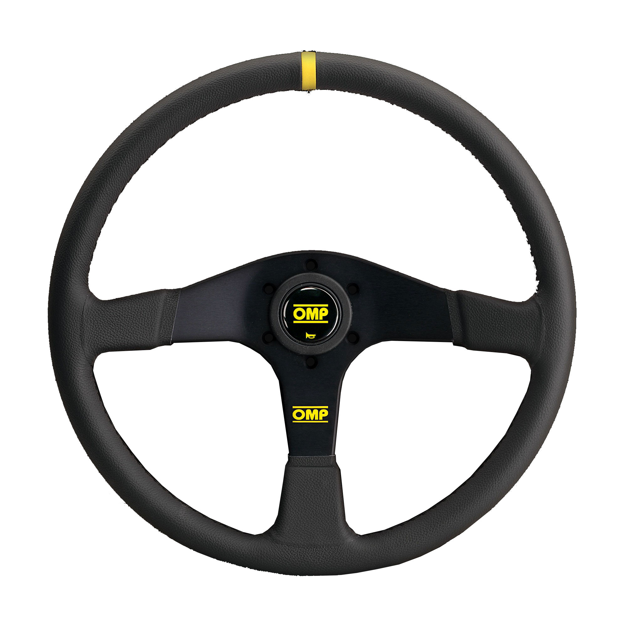 OMP OD0-2030-071 (OD/2030/NN) Steering wheel VELOCITA 380, leather, black, diam.380mm, reach 00mm (Photo-1)
