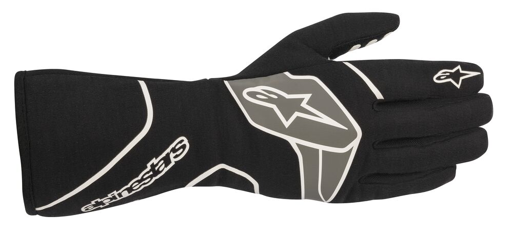 ALPINESTARS 3551020_12_XXL TECH 1-RACE v2 Racing gloves, FIA 8856-2018, black/white, size XXL (Фото-1)