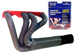 THERMO-TEC 11021 Exhaust Insulating Header Wrap black 1 in. x 50 ft. (2.54cm x 15.24m) (Photo-2)