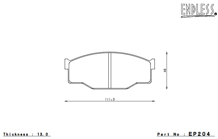 ENDLESS EP204SSY Brake pads (Photo-1)