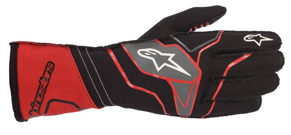 ALPINESTARS 3551820_13_L TECH 1 KX v2 Kart gloves, black/red, size L (Фото-1)
