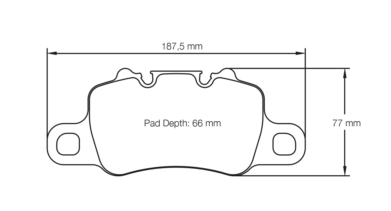 PAGID 4925-RSC1 Rear brake pads RSC1 PORSCHE 991 Turbo/GT3/981 GT4 (PCCB) / 718 Cayman GT4 4.0 [982] [cast iron brakes] / 992 3.0 Carrera 4S (Photo-1)