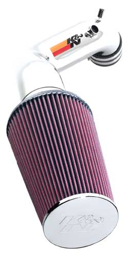 K&N 77-1539KP Performance Air Intake System PERF. INTAKE KIT; DODGE DURANGO, V8-5.7L (BRIGHT) 04-09 (Фото-1)