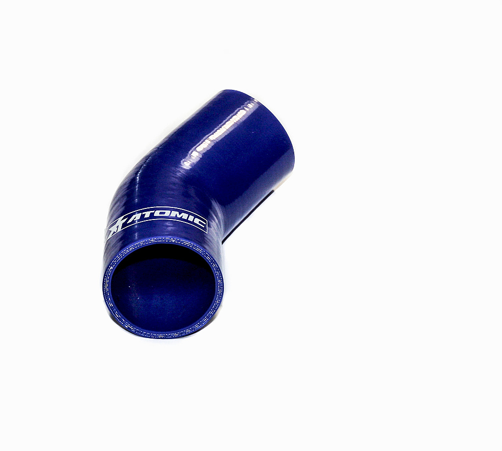 ATOMIC e45-57 BLUE Hose silicone, 45° Degree 57 mm (Фото-1)