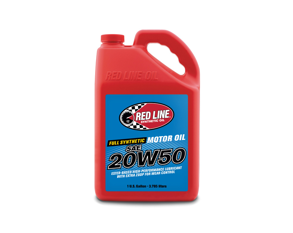 RED LINE OIL 12505 High Performance Motor Oil 20W50 3.8 L (1 gal) (Фото-1)