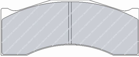 FERODO FRP3080R DS3000 Brake pads (Фото-1)