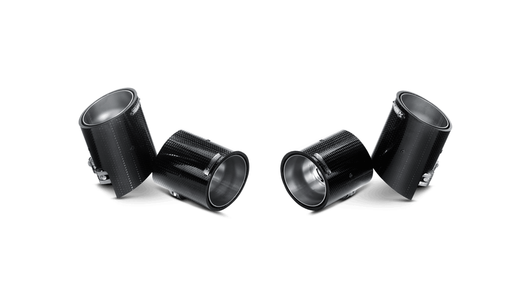 AKRAPOVIC TP-CT/5 Насадки вихлопної системи для BMW E82 1M (карбон) (Фото-1)