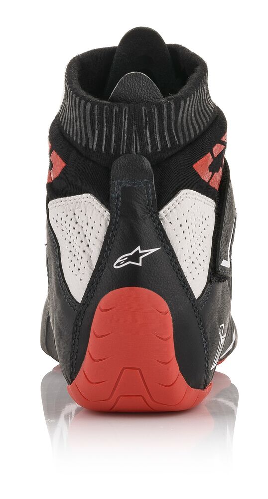 ALPINESTARS 2715020_123_9,5 TECH 1Z v2 Race shoes, FIA 8856-2018, black/white/red, size 42,5 (9,5) (Фото-5)