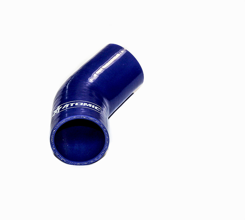ATOMIC e45-63 BLUE Hose silicone, 45° Degree 63 mm (Фото-1)