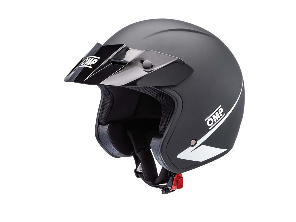 OMP SC0-0607-B01-170-L (SC607E170L) Helmet STAR open face, black, size L (Фото-1)